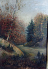 Antique painting oil d'occasion  Aups