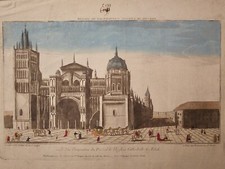 Xviiie gravure vue d'occasion  Avallon
