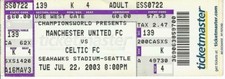 Ticket manchester united d'occasion  Expédié en Belgium