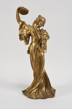 Q10f05 jugendstil bronze gebraucht kaufen  Neu-Ulm