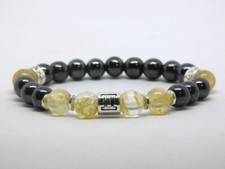 Bracelet citrine hématite d'occasion  Entraigues-sur-la-Sorgue