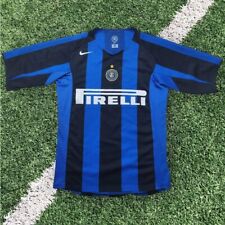 Camisa de futebol vintage Inter de Milão Nike Home Kit 2005/06 masculina pequena original comprar usado  Enviando para Brazil