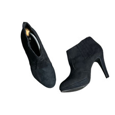 Black faux suede for sale  LEEDS