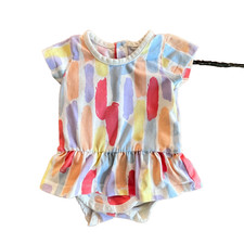 Roupa de verão multicolorida Monica + Andy Baby peça única orgânica 6-9mos comprar usado  Enviando para Brazil