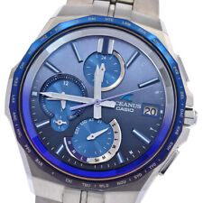 Relógio masculino CASIO OCW-S5000AP-2AJF Oceanus Manta Japão índigo TO155872 comprar usado  Enviando para Brazil