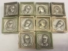10 medallas de plata vintage .999*** Medallic Art Co segunda mano  Embacar hacia Mexico