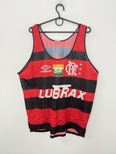 COLETE DE TREINAMENTO DE FUTEBOL DOS ANOS 90 FLAMENGO UMBRO CAMISA DE FUTEBOL VINTAGE TAMANHO XL comprar usado  Enviando para Brazil