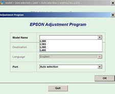 Almofada de tinta Epson L380, L383, L385, L485 redefinição de contador comprar usado  Enviando para Brazil