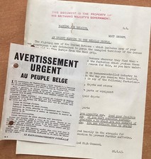 Ww2 british belgian for sale  UK