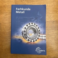 Fachkunde metall europa gebraucht kaufen Fachkunde metall europa gebraucht kaufen  Kinding