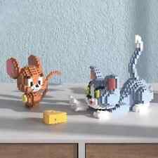 Usado, Mini tijolos modelo 3D presentes para crianças e adultos Tom and Jerry blocos de construção brinquedos comprar usado  Enviando para Brazil