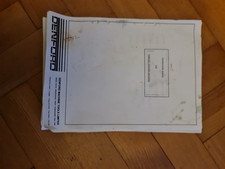 Instruction manual denford for sale  HEREFORD