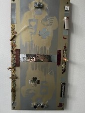 Tableau banksy miroir d'occasion  Courcy