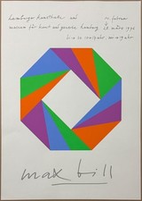Max bill ausstellungsplakat gebraucht kaufen  Hamburg