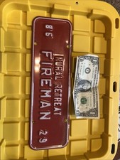 Placa de licença Rural Retreat bombeiro topper comprar usado  Enviando para Brazil