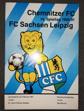 Programmheft chemnitzer sachse gebraucht kaufen  Leipzig