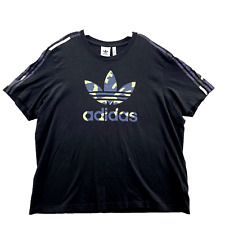 Adidas Originales Camiseta Para Hombres 2XL Negra Camuflada Ejército Ropa de Calle Gráfica Camiseta Deportes segunda mano  Embacar hacia Argentina