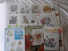 Cat cross stitch for sale  BOSTON