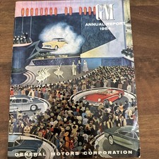 Porta-estoques vintage Motorama de 1955 relatório anual da GM General Motors Magazine, usado comprar usado  Enviando para Brazil