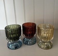 Glass tea light for sale  GRIMSBY