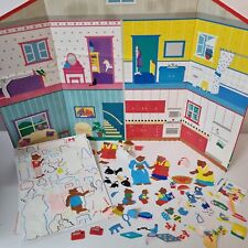 Adesivo vintage anos 80 Grossmans vinil descascar e brincar reutilizável casa ursos cozinha cachorro comprar usado  Enviando para Brazil