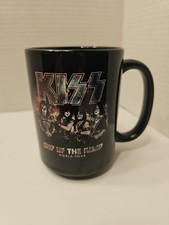 Caneca de café Kiss exclusiva oficial End of The Road Tour preta comprar usado  Enviando para Brazil