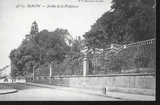 Cpa macon jardin d'occasion  Prissé