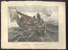 Gravure illustration granchi d'occasion  Douarnenez