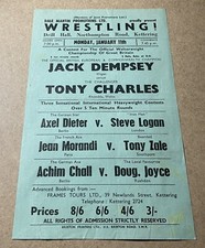 Vintage wrestling handbill for sale  BOLTON