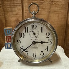 Vintage 1914 Westclox Big Ben Despertador Peg Leg Analógico Wind Up Mecânico comprar usado  Enviando para Brazil