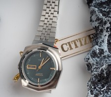 Relógio Citizen feminino automático vintage anos 70-80 nos nunca usado octógono verde raro comprar usado  Enviando para Brazil