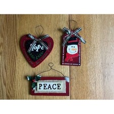 Wooden ornaments christmas for sale  Niagara Falls