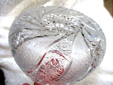 Cut glass lamp for sale  Lewes