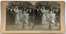 Boda El Mercado Nupcial 1900 Foto Estéreo Vintage Citrato comprar usado  Enviando para Brazil