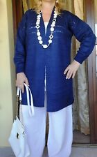 Cardigan colore blu usato  Torino