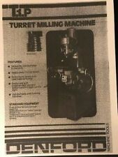 Denford t1p turret for sale  HUDDERSFIELD