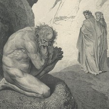 Usado, Dante Alighieri Divine comédie Plutus 4ème cercle Enfer Gravure Gustave Doré comprar usado  Enviando para Brazil