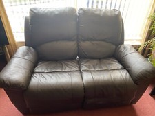 Twin recliner leather for sale  DERBY