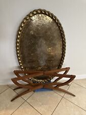 Moroccan brass tray for sale  Sanford