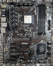 Placa-mãe MSI B450-A PRO AM4 ATX + AMD Ryzen 5 1600 6-Core CPU combo testado comprar usado  Enviando para Brazil