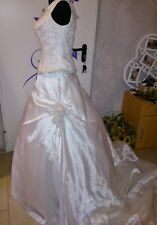 Neues brautkleid schleppe gebraucht kaufen  Eppingen