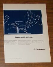 Seltene werbung lufthansa gebraucht kaufen  Legden