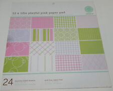 ALMOFADA DE PAPEL DESIGNER VERDE ROSA BRINCALHÃO CARTOLINA MARTHA STEWART 12X12 20 FOLHAS comprar usado  Enviando para Brazil