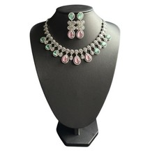 Mint pink necklace for sale  LONDON