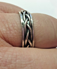 Giratorio Anillo de Plata 925er Ley Tamaño 68 Drehring Motero Culto comprar usado  Enviando para Brazil