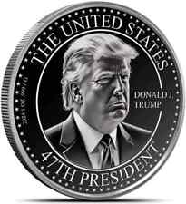 1 oz .999 prata fina Donald Trump TRUMP 47 prata redonda vitória MAGA EM ESTOQUE comprar usado  Enviando para Brazil