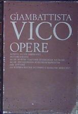 Giambattista vico opere usato  Italia