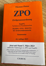 Thomas putzo zivilprozessordnu gebraucht kaufen  Bad Driburg
