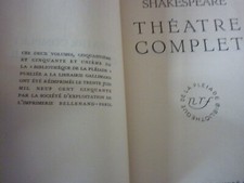Pleiade shakespeare theatre d'occasion  Strasbourg-