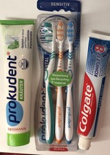 Zahnbürste zahncreme beschrei gebraucht kaufen  Sondershausen